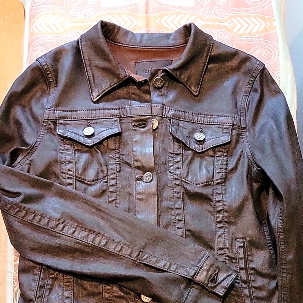 Big Star gray coated denim 💙 Sz small
